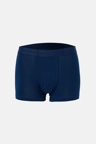 Dagi Navy Blue 2-Piece Patterned Cotton Boxers