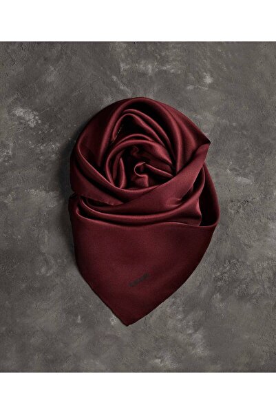 Aker Silk Crepe Satin Solid Color Silk Scarf