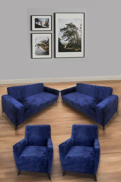 Hacer Yumuşacık Yıkanabilir Tüy Leke Tutmayan Lastikli Kadife Koltuk Örtüsü Koltuk Kılıfı Takımı 4lü"set