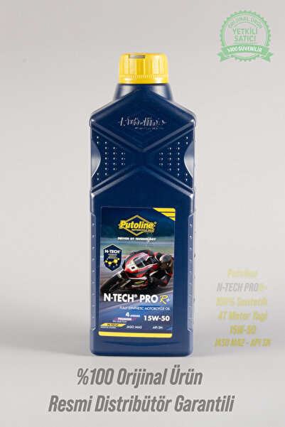 putoline 15W-50 N-TECH PRO R+ Tam Sentetik 4T Motosiklet Motor Yağı