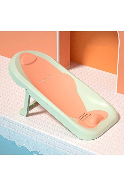 Fun Moment مقعد استحمام للأطفال قابل للطي مع قاعدة مانعة للانزلاق