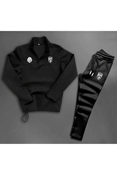 NOFLEN Cb Printed Scuba Bottom Top Tracksuit Set