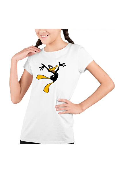 OEM Tricou Copii Fete Daffy Duck Ratoi Negru