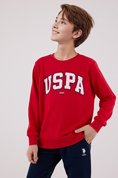 U.S. Polo Assn. Uspa Printed Boys' Tracksuit Set – Relaxed Fit, Sporty Style