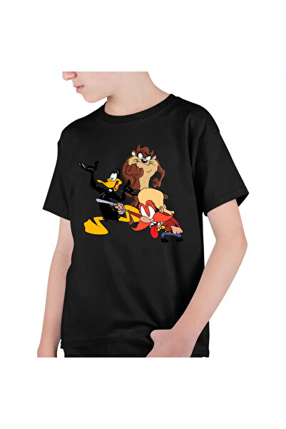 OEM Tricou Copii Baieti Daffy Duck Tasmanian Devil Taz Yosemite Sam