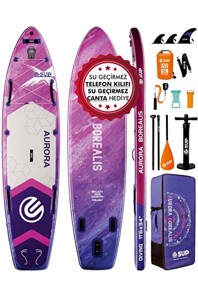 SUPLİMANI 350x86x15 Supboard Paddle Board Şişme Sörf Tahtası Tam Set Sup Board