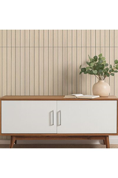 OEM Autocolant de Perete Model Riflaj cu Aspect de Lemn 60x30cm - 6buc