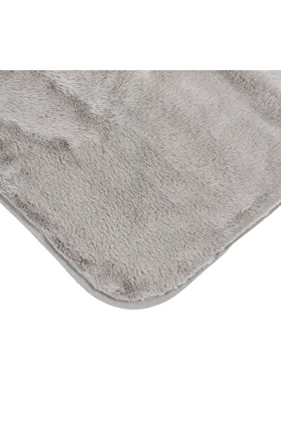 OEM Rabbit Taupe Faux Fur Decorative Winter Rug 140x60cm