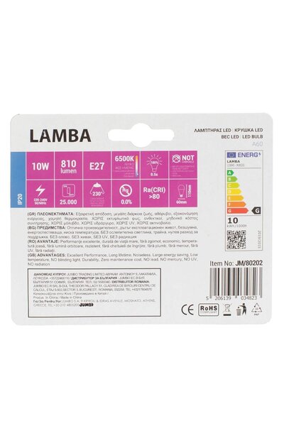 OEM Bec LED E27 10W (A60) - Lumina Alba