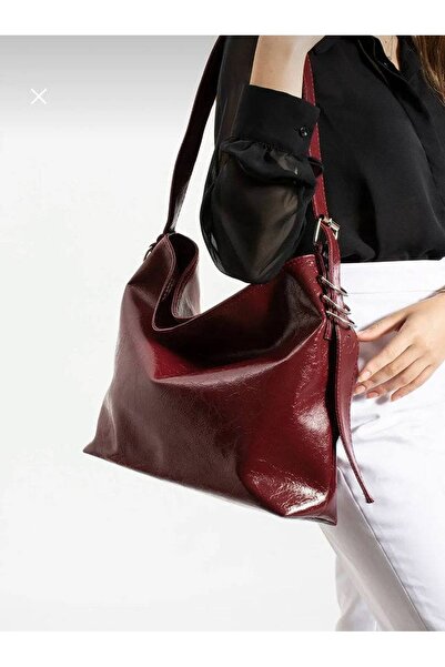 Marvelis حقيبة كتف نسائية من جين بحزام قابل للتعديل