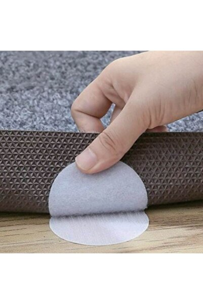 OEM White Round Fixing Stickers 4.5cm - 8pcs