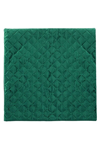 OEM Winter Decorative Pillowcase Green Velvet with Diamond Pattern 45x43cm