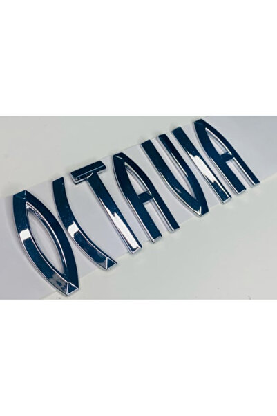 Yan Sanayi Octavia Chrome Trunk Lettering Octavia 2004>2013 Compatible