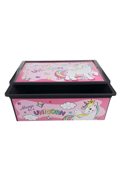 OEM Toy Box with Lid & Unicorn Pattern 25L