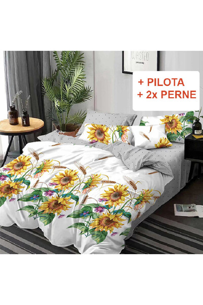 OEM Bed Linen Package with Elastic 180x200 cm + Duvet + Pillows Doyle (Finet)