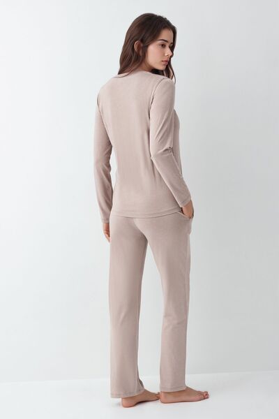 Pierre Cardin Kadın Modal Pamuklu Pijama Takımı Çorap Hediyeli QP9K1R1K6R