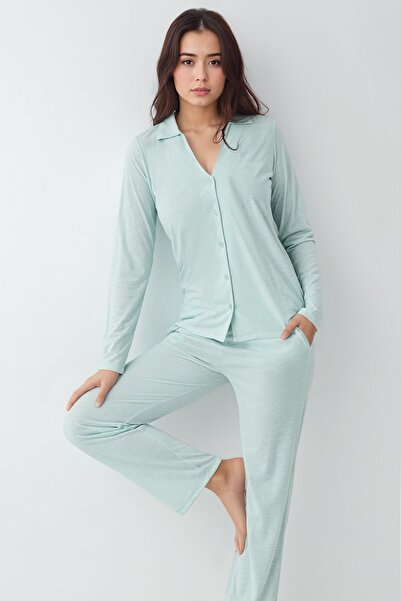 Pierre Cardin Women Modal Cotton Pajama Set with Socks Gift Qp9K1R1K5R