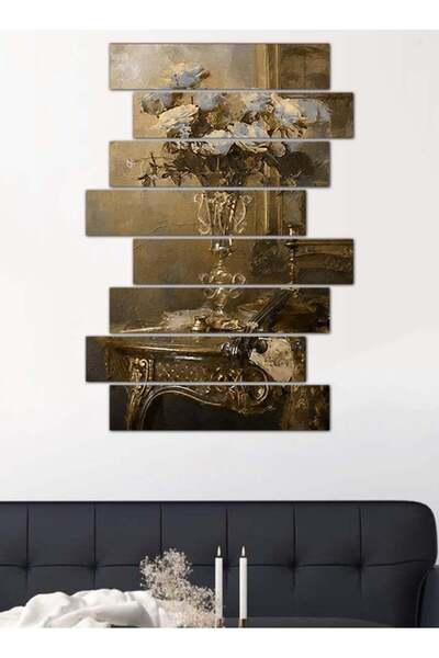 Generic لوحه جداريه مودرن ورود - ٢٥٥١٤ - مقسمه ثمانية قطع