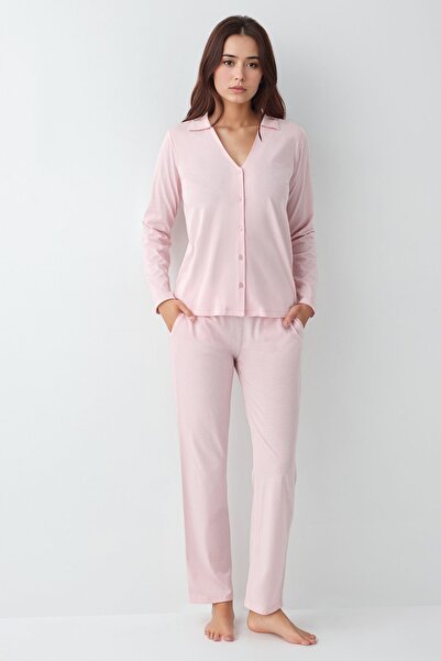 Pierre Cardin Kadın Modal Pamuklu Pijama Takımı Çorap Hediyeli QP9K1R1K5R