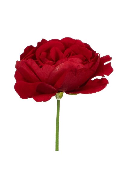 OEM Τεχνητό Λουλούδι Κόκκινο Αγγλικό Τριαντάφυλλο 32 εκατοστά