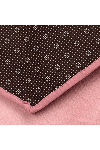 OEM Decorative Faux Fur Rug Pink Heart 90x90cm