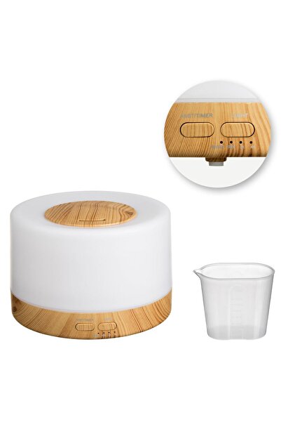 OEM Electric Perfume Diffuser with Colorful LED Light Ø15.5x10.5cm for Room - 500ml