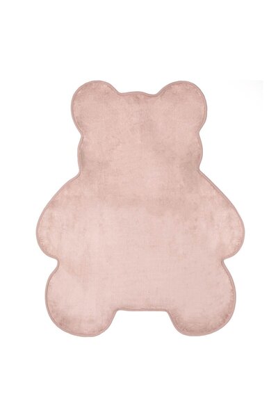 OEM Beige Teddy Bear Faux Fur Decorative Rug 90x110cm