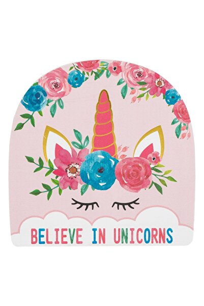 OEM Decoratiune din Lemn Roz Unicorn 14.5x1.8x15cm