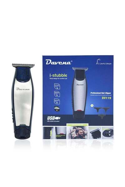Davena ماكينة حلاقة شعر - اسود فضي دافينا DV-119