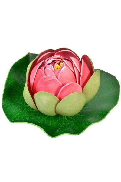OEM Floare Artificiala Nufar Roz Plutitor 10cm