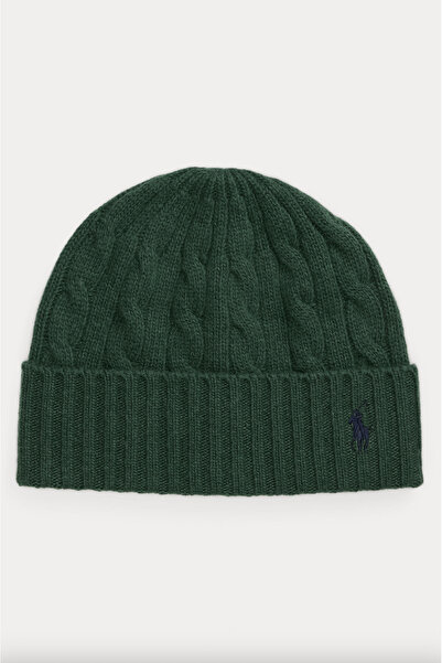 Polo Ralph Lauren Cable-Knit Wool-Blend Beanie