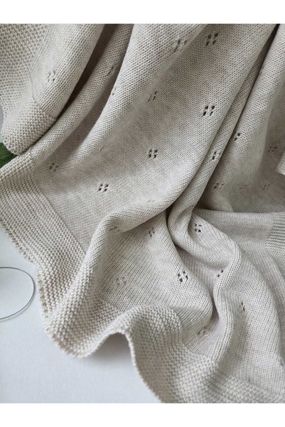 Panfilia Knitted Tricot Baby Blanket | Girls Boys Unisex Child Cover