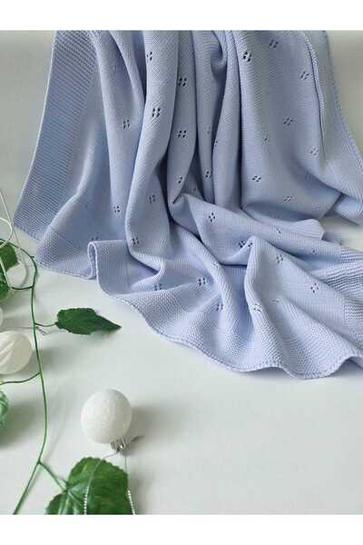 Panfilia Knitted Tricot Baby Blanket | Girls Boys Unisex Child Cover