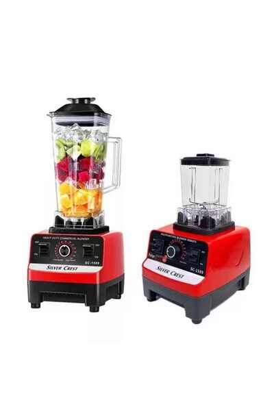 Generic Hot Selling Kitchen Multifunctional 2-in-1 Fresh Juicer Blender Silve...