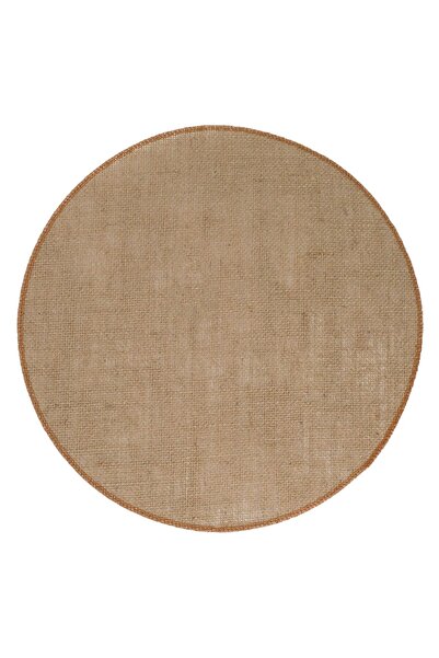 OEM Round Jute Plate Holder with Brown Edge Ø35cm