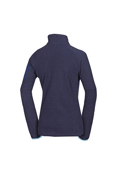 NORTHFINDER Bluza dama din Polar fleece pentru trekking Cevedale bluenights