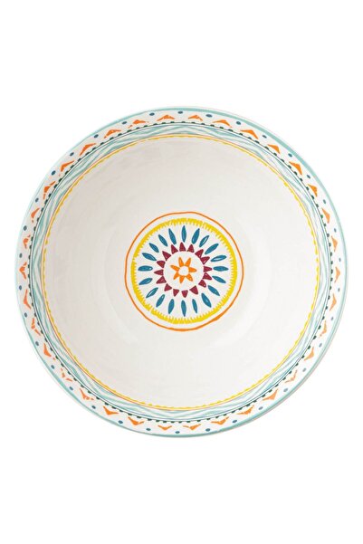 OEM Colorful Aztec Pattern Porcelain Bowl 450ml