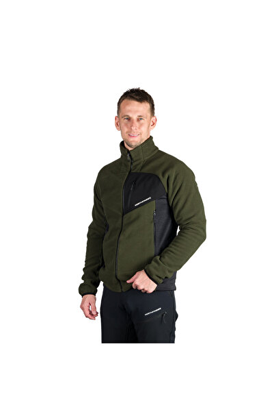 NORTHFINDER Men's multisport fleece sweatshirt Jedrzej darkblueblack