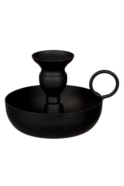 OEM Sfesnic Decorativ lampa Metalic Negru cu Maner Ø10x10cm