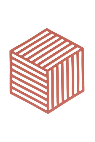 OEM 3D Cube Dish Holder Salmon 16x14cm