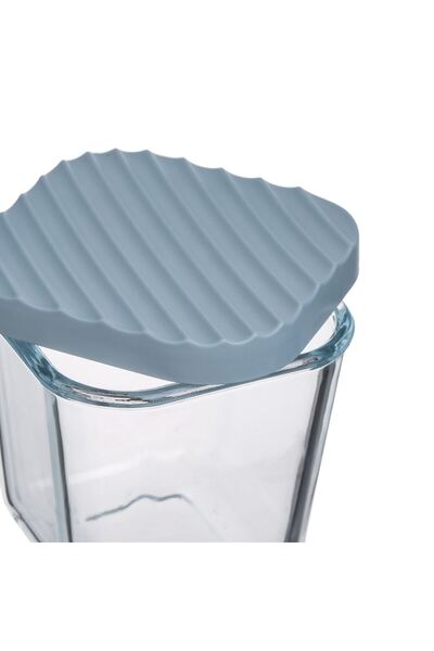 OEM Glass Casserole with Plastic Lid Blue Gray 350ml