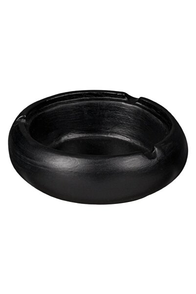 OEM Black Round Concrete Ashtray Ø11.5cm