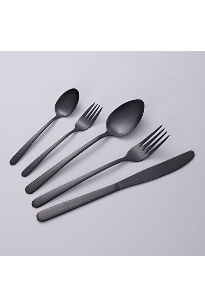 OEM Small Stainless Steel Forks "Black" 15.5cm - 2pcs