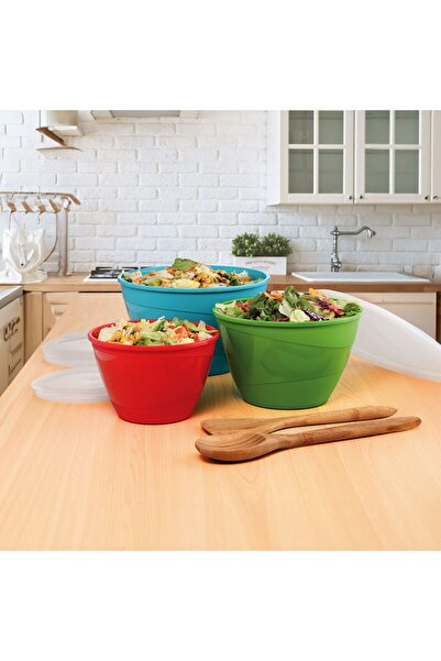 OEM Red Plastic Casserole with Lid 1.7L