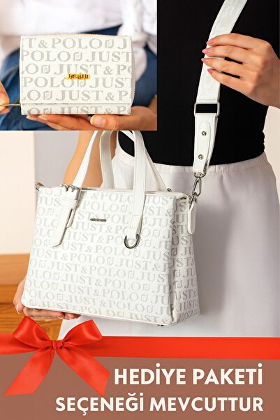 Just Polo Emprime El and Shoulder Strap Women's Bag Wallet Combination 2203