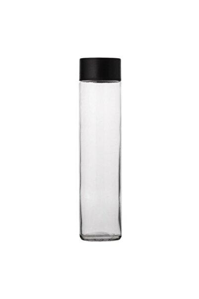 OEM Transparent Cylindrical Glass Bottle with Screw Cap 800ml