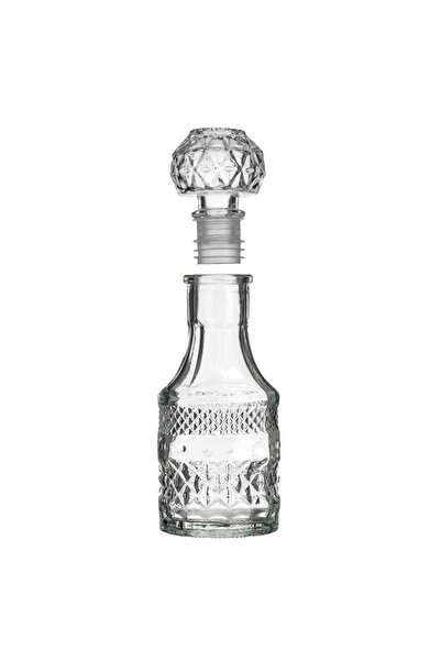 OEM Transparent Bottle with Embossed Diamond Pattern for Liquor 100ml