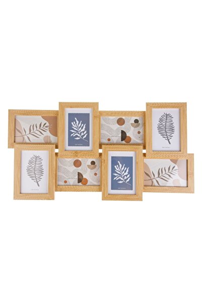 OEM Decorative Oak Wood Photo Frame (8 pictures) 60.4x32x2.5cm