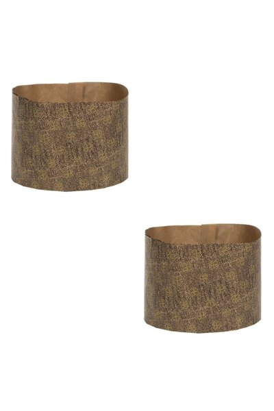 OEM Paper Panettone Molds Ø15x11cm - 2pcs