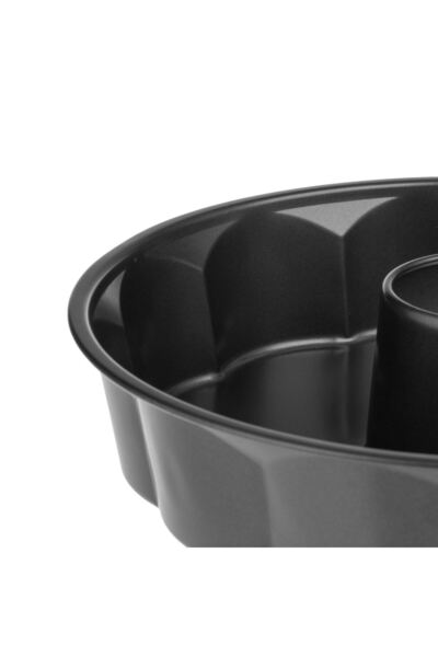 OEM Black Metal Non-Stick Baking Tray Ø28x6cm